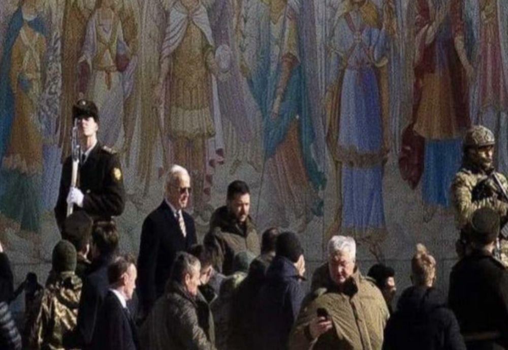 Joe Biden a sosit luni la Kiev