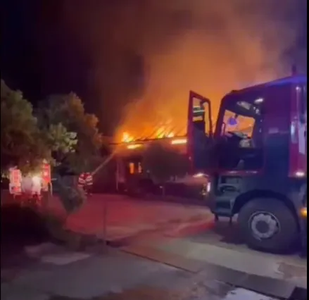 Incendiu de vegetație pe insula Evia: două localități evacuate