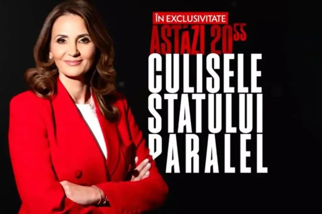20:55 – Ediție eveniment „Culisele Statului Paralel” cu Anca Alexandrescu